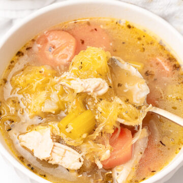 low carb noodle soup