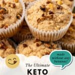 low carb banana muffins