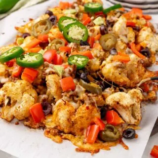 low-carb cauliflower nachos