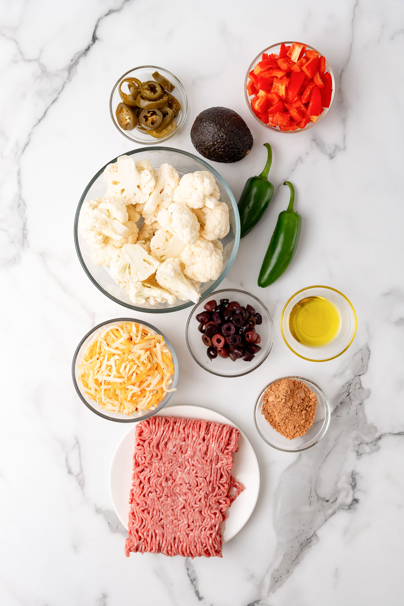 low-carb cauliflower nachos