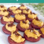 Baked sausage and pumpkin bites, a low carb pumpkin appetizer - Pinterest graphic