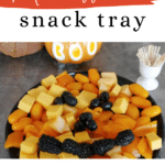 Keto Halloween Snack Tray Pinterest graphic