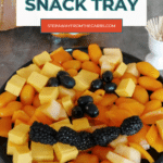 Keto Halloween Snack Tray Pinterest graphic