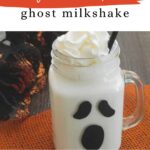 Low Carb Ghost Milkshake Pinterest graphic