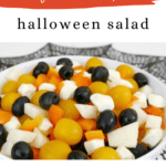 Low Carb Halloween Salad Pinterest pin