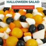 Low Carb Halloween Salad Pinterest pin