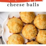 Keto Crispy Cheese Balls Pinterest pin