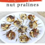 Keto maple nut pralines Pinterest pin